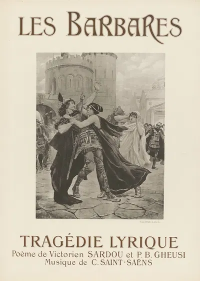 Les Barbares by Жорж Антуан Рошегросс, 1901 — digital art print download