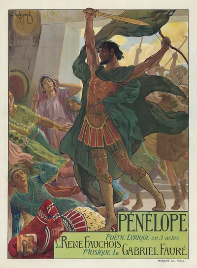 Pénélope by Georges Antoine Rochegrosse, 1913 — digital art print download