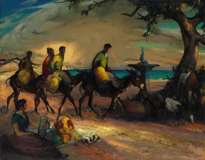 The Road to the Sea by Henry Keller, 1923 — digital art print download