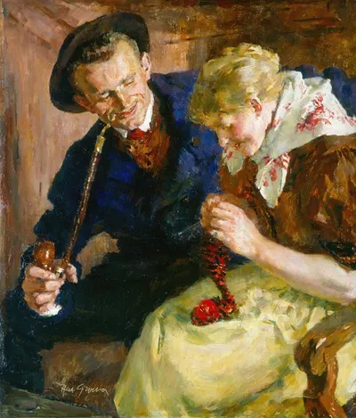 Молодая любовь by Германн Гробер — digital art print download