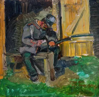 Дэнгельндер Ландштурмман by Хиасл Майер-Эрдинг, 1915 — digital art print download
