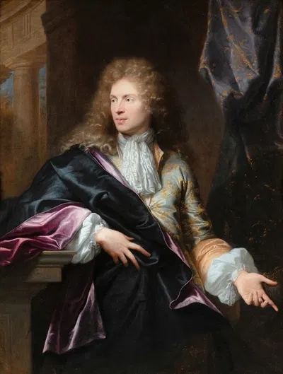 Portrait of Pierre Vincent Bertin by Hyacinthe Rigaud, 1653-1711 — digital art print download