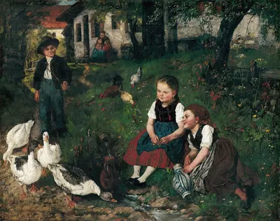 Летний день by Иоганн Шперв — digital art print download