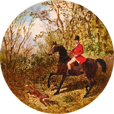 Hunting by John Frederick Herring Jr. — digital art print download