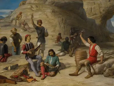Только свободные могут петь о свободе by Джон Роджерс Херберт, 1883 — digital art print download