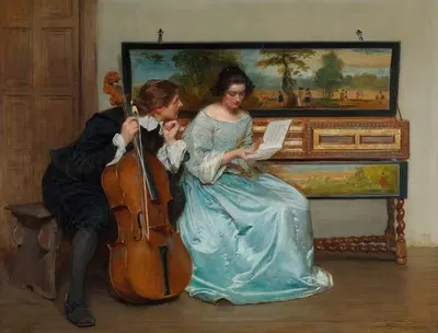 The interval by John Seymour Lucas, 1905 — digital art print download