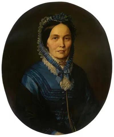 Portrait of Sophie Krebs, née Schaal by Marie Dürr-Grossmann — digital art print download