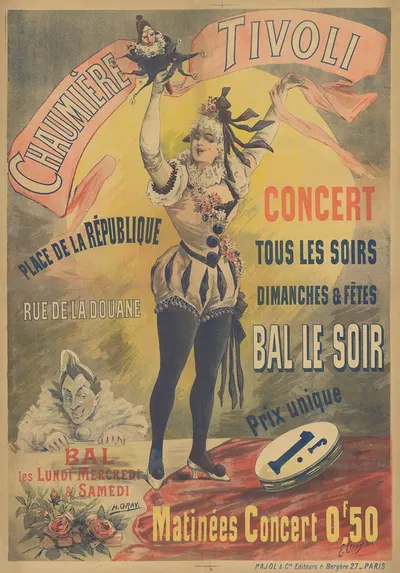 Chaumère Tivoli. Concert tous les soirs. bal by Анри Буланже Грей, 1890-1900 — digital art print download