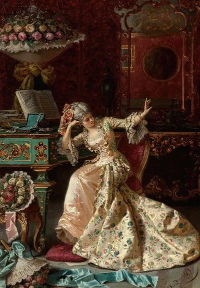 Салон by Пио Риччи, 1879 — digital art print download