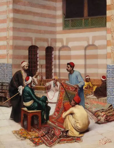 Торговец коврами by Рудольф Вайссе, 1897 — digital art print download