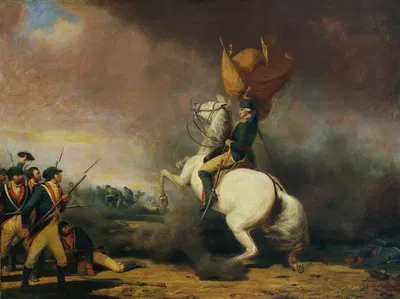 Washington Rallying the Americans at the Battle of Princeton by William Tylee Ranney, 1848 — digital art print download