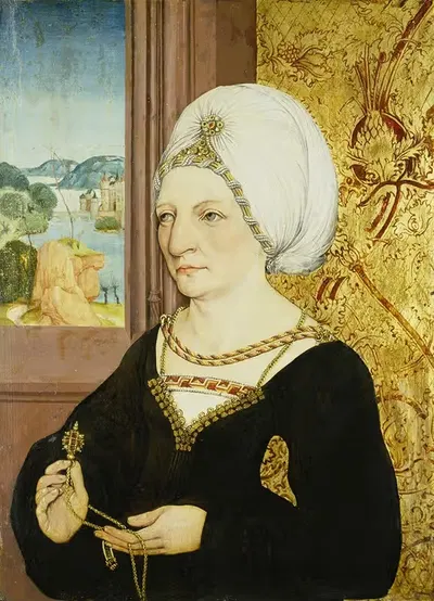 Portrait of a Woman by Wolfgang Beurer, 1495 – 1500 — digital art print download