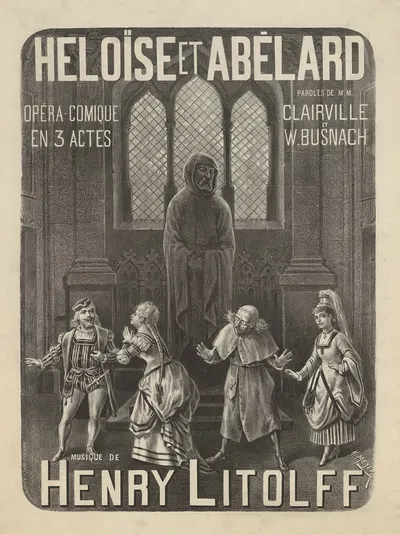 Héloise et Abélard. Opéra-comique en 3 actes by Henri Meyer, 1872 — digital art print download