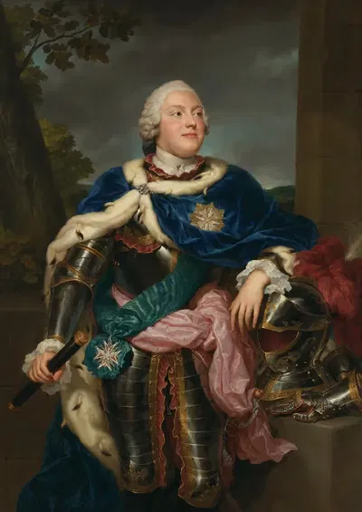 Портрет Фридриха Кристиана, принца Саксонии by Антон Рафаэль Менгс, 1722-1763 — digital art print download