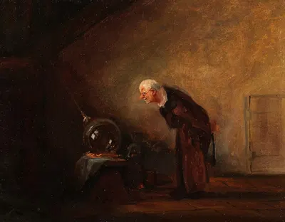 Алхимик (Химик) by Карл Спицвег — digital art print download