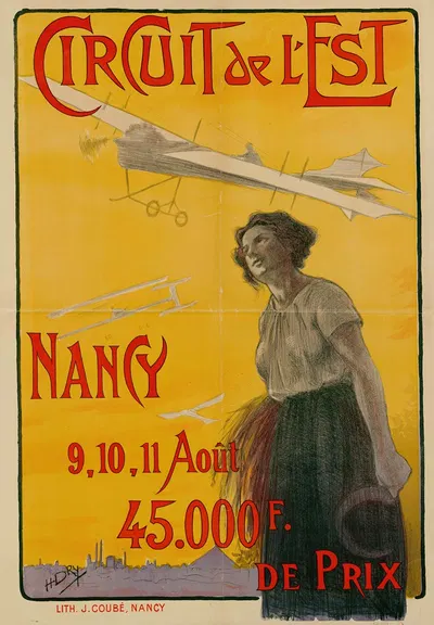 Circuit de l'Est, Nancy 9, 10, 11 août, 45.000 F de Prix by Henri-Charles-Jean-Marie Hogard — digital art print download