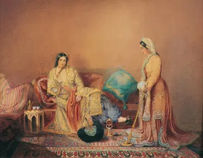 Фанариотские греческие дамы by Даниэль Валентин Ривьер — digital art print download