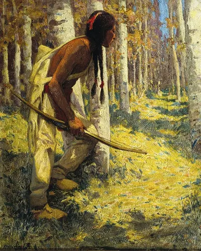 Indian Hunter by Eanger Irving Couse — digital art print download