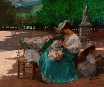 Материнство by Элизеу Висконти, 1906 — digital art print download