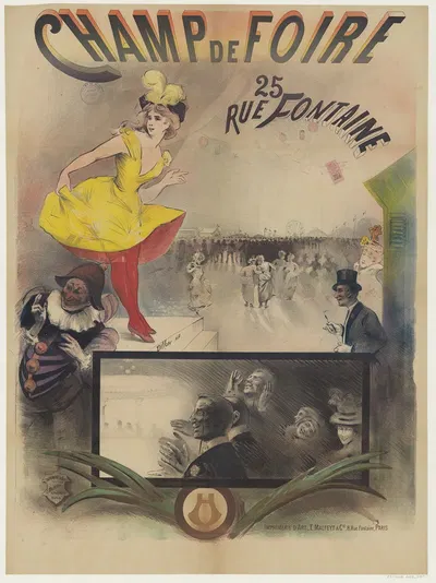 Champ de foire, 25 rue Fontaine by Анри-Патрис Дильон, 1897 — digital art print download