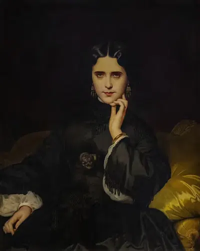 Мадам де Лойн by Южен Эммануэль Амори Дюваль, 1862 — digital art print download