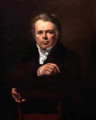 Портрет Жана Доминика Ингреса by Фирмин Салабер, 1836 — digital art print download
