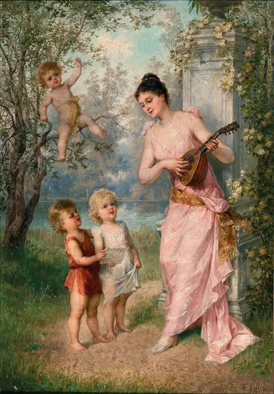 Звуки весны by Франц Лефлер — digital art print download