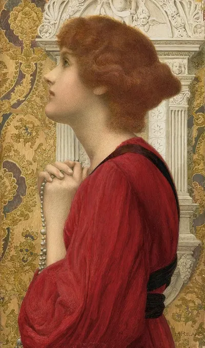 The guarded flame by Henry Ryland — digital art print download