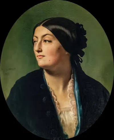 Жанна Элизабета, известная как Изабель Хитторф by Жан-Ипполит Фландрен, 1853 — digital art print download