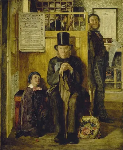 Waiting for Legal Advice by James Campbell, 1857 — digital art print download