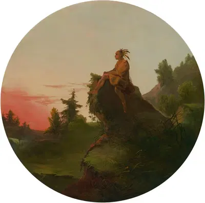 Последний взгляд вождя by Джесси Талбот, 1859 — digital art print download