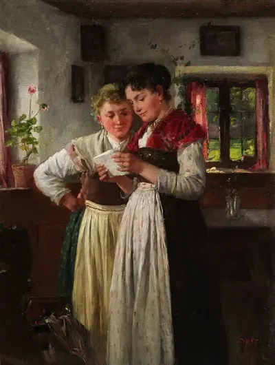 Любовное письмо by Иоганн Шперв — digital art print download