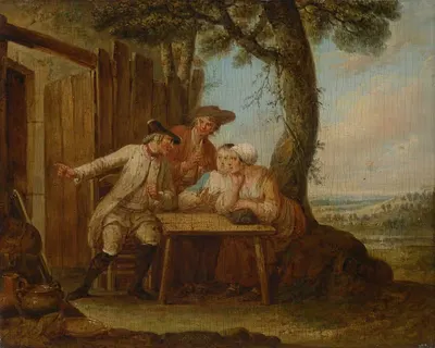 Возвращение by Луи Жозеф Ватто, 1771 — digital art print download