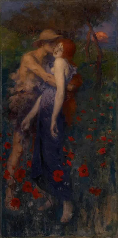 Идиллия by Морис Грейффенхаген, 1891 — digital art print download