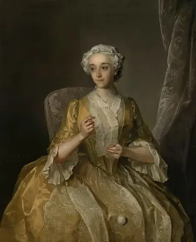 Портрет дамы by Филипп Мерсье, 1742 — digital art print download