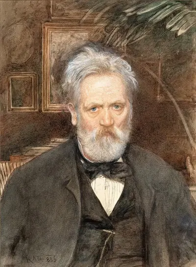 Автопортрет by Рудольф фон Альт, 1886 — digital art print download