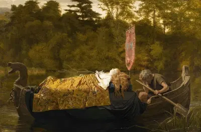 Элейн by София Андерсон, 1870 — digital art print download