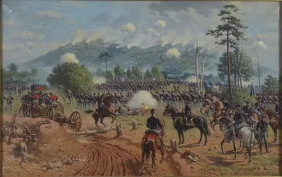 Битва на горе Кеннесо, Джорджия, 27 июня 1864 by Тюр де Тульстрюп — digital art print download