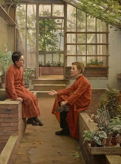 The choir boys by Charles-Bertrand d'Entraygues — digital art print download