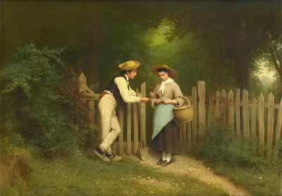 A lover's token by Charles Moreau — digital art print download