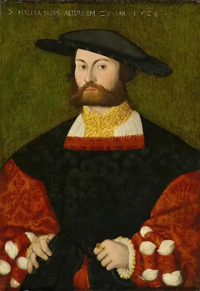 Portrait of Sebald Haller von Hallerstein by Hans Brosamer, 1528 — digital art print download