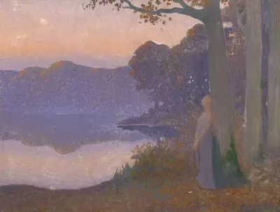 La Muse du Lac by Alphonse Osbert — digital art print download