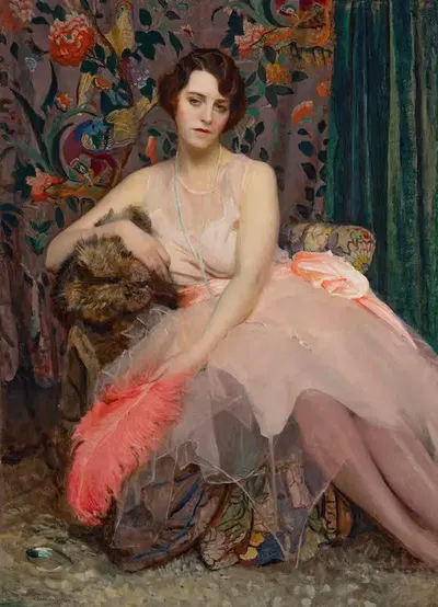 Дороти, дочь Эдварда Дж. Эллиота by Джордж Спенсер Уотсон, 1929 — digital art print download