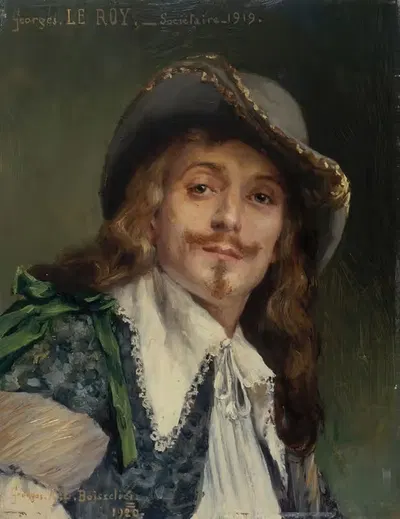 Портрет Жоржа Ле Роя (1885-1965) by Жорж Александр Люсьен Буаcелье, 1885-1965 — digital art print download