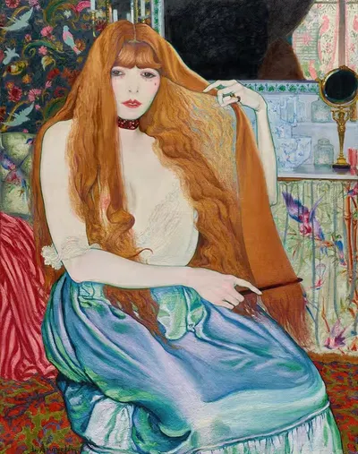 Женщина у туалета by Луи Анкетен, 1889 — digital art print download