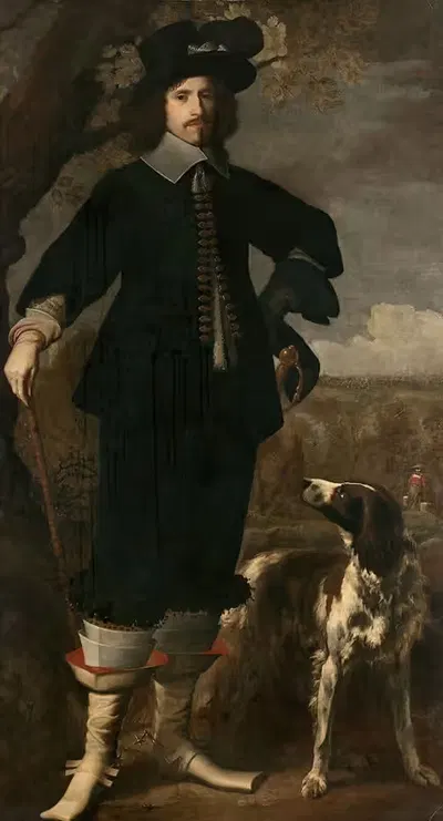 Портрет Лодевейка Филипса (†1682), 9-го графа Эгмонта и 6-го принца Гавера by Симон Петер Тилеман — digital art print…