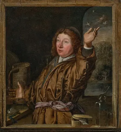 Алхимик by Виллем Жозеф Лаки, 1719 — digital art print download