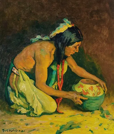 The Potter by Eanger Irving Couse — digital art print download