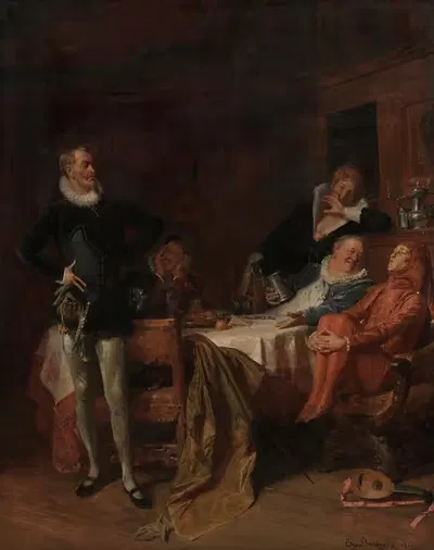 Was ihr wollt by Eduard von Grützner, 1871 — digital art print download
