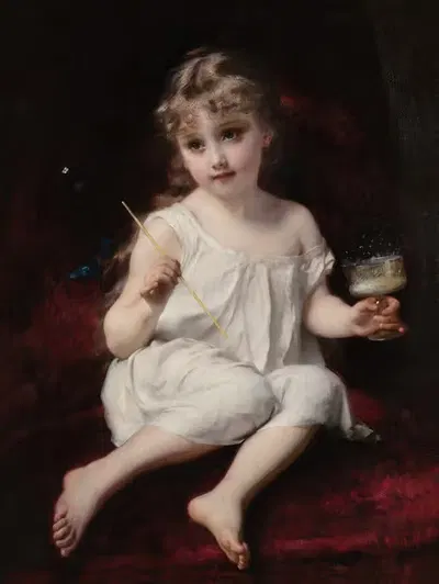 Les bulles de savon by Etienne Adolphe Piot — digital art print download